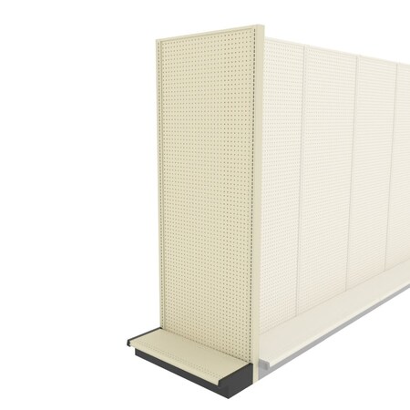 Lozier Shelving End Cap Display Unit, Platinum 36W 96H 13D P393U-EC